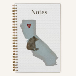 Oso de California | Cuaderno de Acuarela | 5.5 x 8