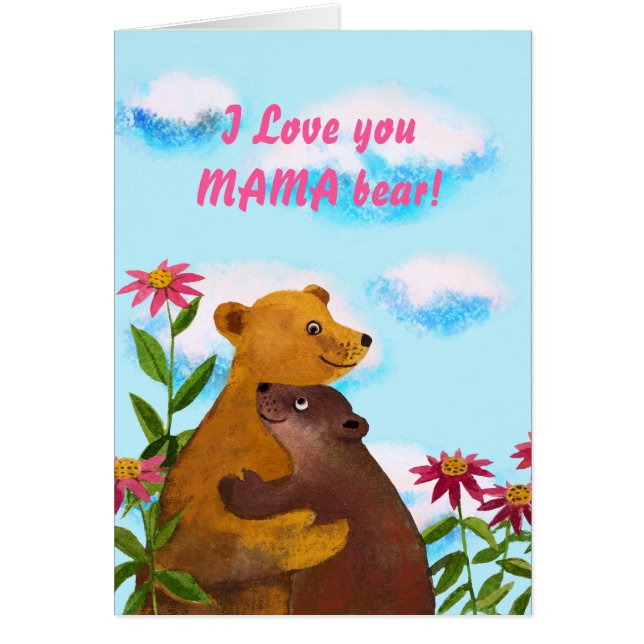 Oso de Día de la Madre MAMA (Frente)