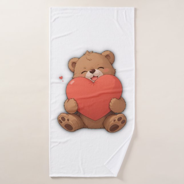 Oso de guarnición (Toalla de baño)