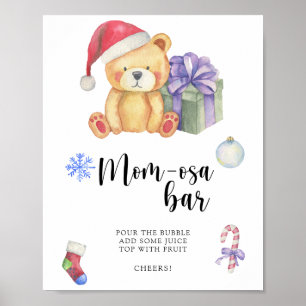 Oso de invierno \ Mom-osa bar  Póster