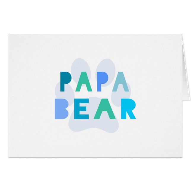 Oso de la papá (Anverso (Horizontal))
