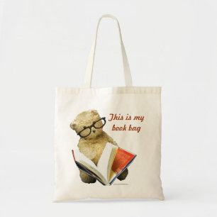 Oso de lectura - bolsa de libros