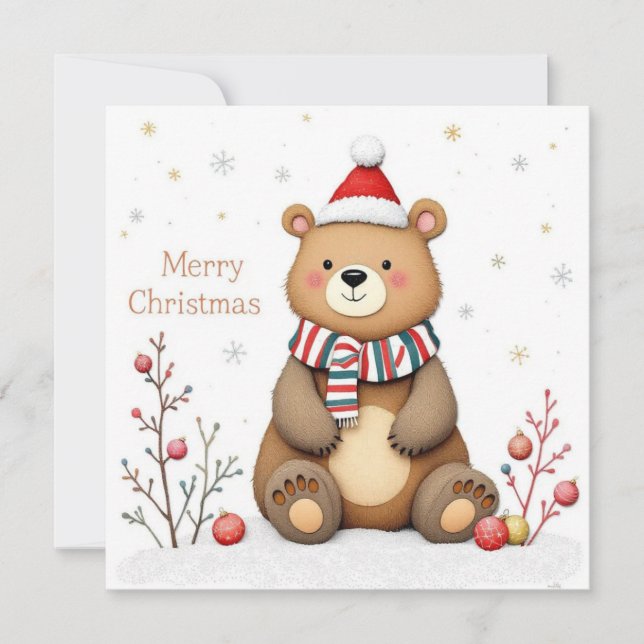 Oso de Navidad (Anverso)