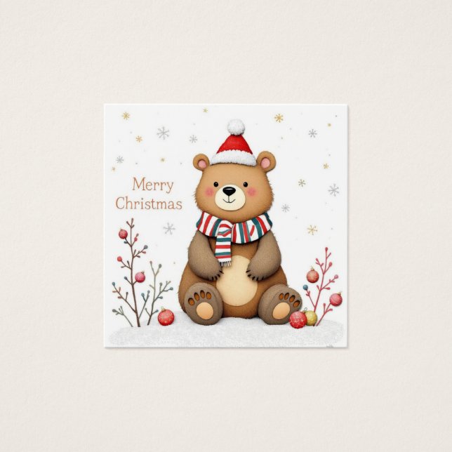 Oso de Navidad (Anverso)
