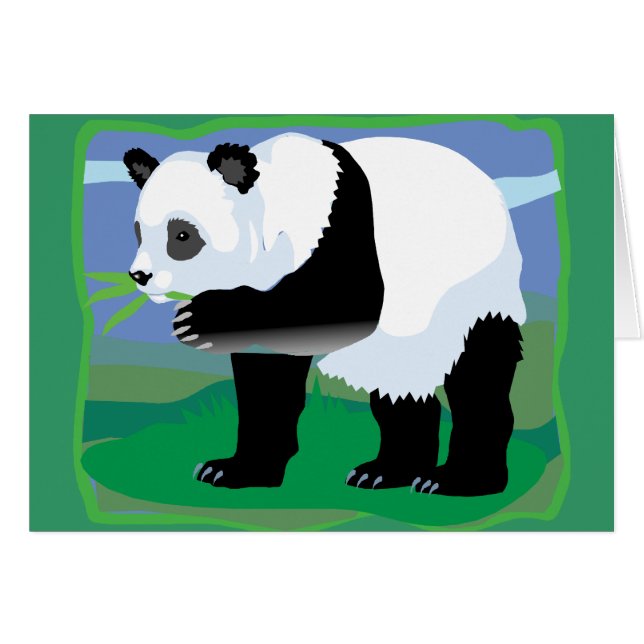 Oso de panda de la selva (Anverso (Horizontal))