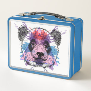Oso de panda geométrico