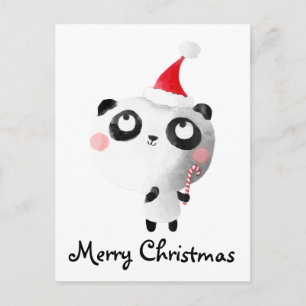 Oso de panda lindo del navidad