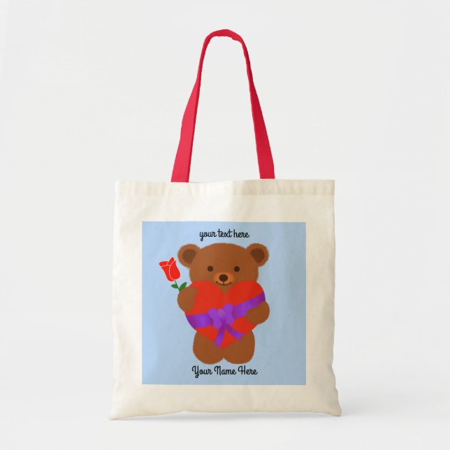 Oso de peluche #1 Bolsa de Tote (Frente)
