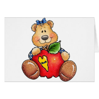 Oso de peluche con Apple
