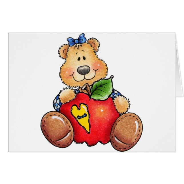 Oso de peluche con Apple (Anverso (Horizontal))