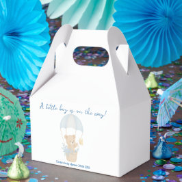 Oso de peluche con caja favorita de Baby Shower pa