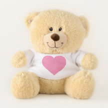 Corazón rosa Teddy Bear