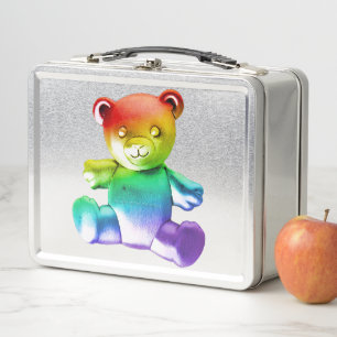 Oso de peluche de metal cepillado SlipperyJoe's gr