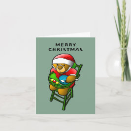 Oso de peluche de Navidad