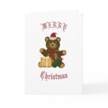Oso de peluche de Navidad