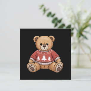 Oso de peluche de Navidad regalo lindo de Navidad