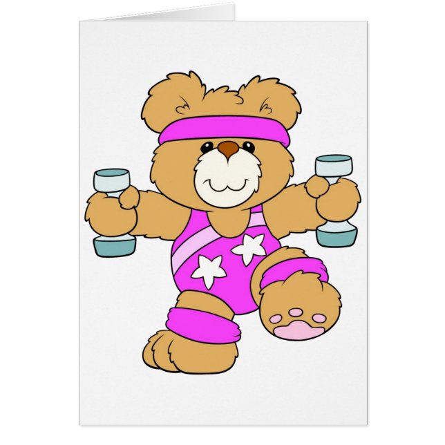 Oso de peluche del ejercicio (Frente)