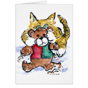 Oso de peluche destrozado