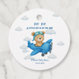 Oso de peluche en las etiquetas favoritas de Baby 