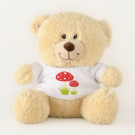 Oso De Peluche Hongos rojos para taburetes