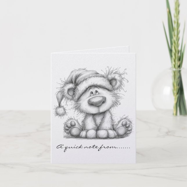 Oso de peluche negro y blanco (Anverso)