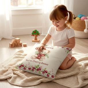 Oso de peluche personalizado Almohada floral de ce