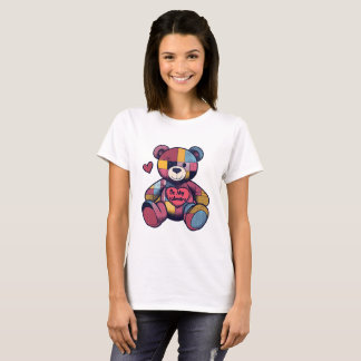 Oso de peluche sé mi San Valentín – Camiseta de Sa