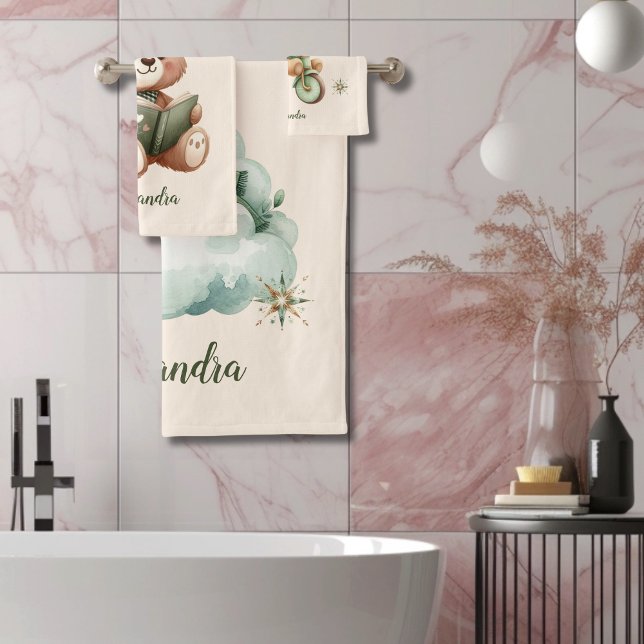 Oso de peluche verde personalizado (Subido por el creador)