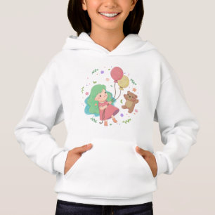Oso de peluche y Ilustracion Chica