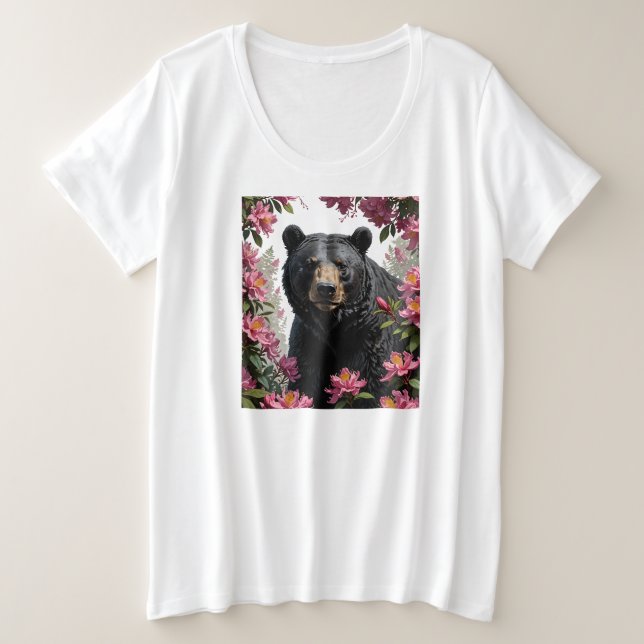 Oso de Virginia Occidental Rodeado de Rhododendron (Anverso del diseño)