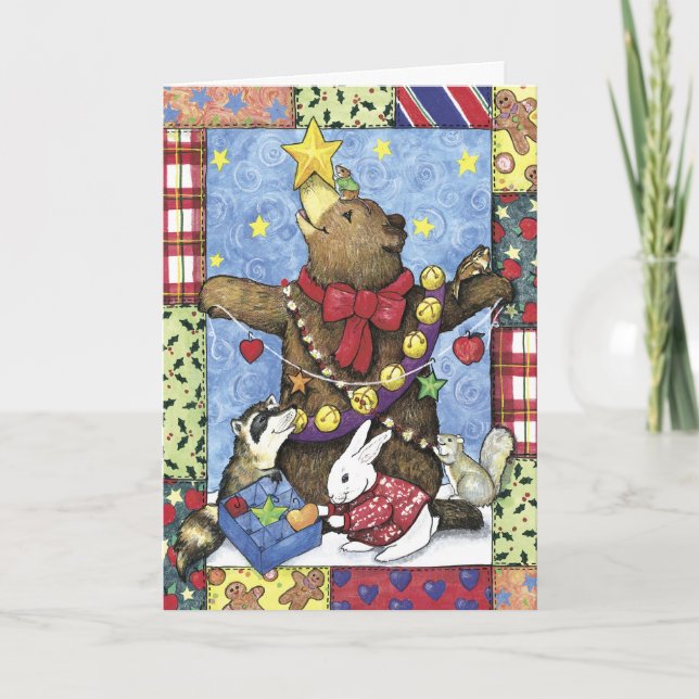 Oso del árbol de navidad (Anverso)