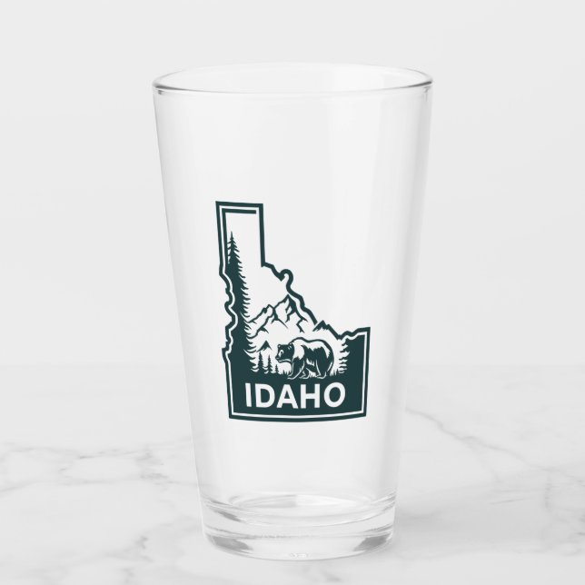 Oso del mapa de Idaho (Anverso)