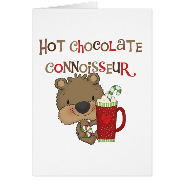 Oso del muchacho del perito del chocolate caliente (Frente)