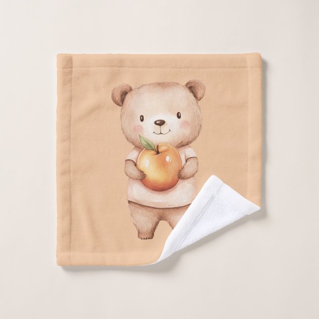 Oso Dulce Como Un Melocotón (Toallita)