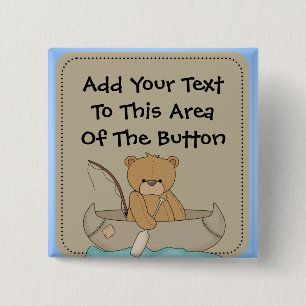 Oso en botón de la canoa