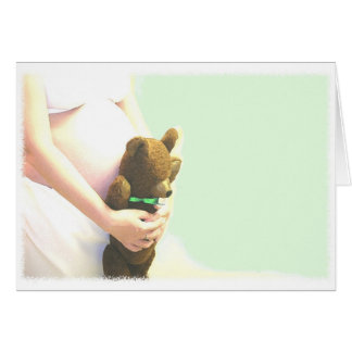 Oso en cinta verde grande