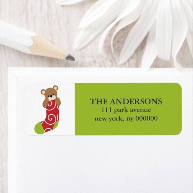 Oso en etiquetas de reposición (In situ)