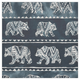 OSO ESPÍRITU Índigo Boho Tela de patrón tribal