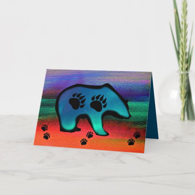 Oso espiritual de las luces del norte (Anverso)