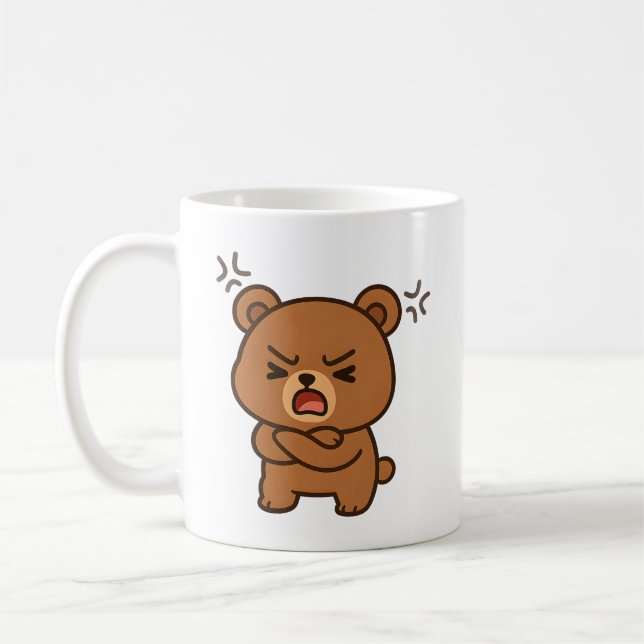 Oso Furioso - Fierce Copa de Café Animal / Tea Cup (Izquierda)
