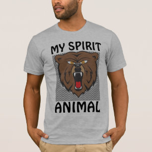 OSO GRIZO DE MIS Camisetas ANIMALES ESPÍRITU
