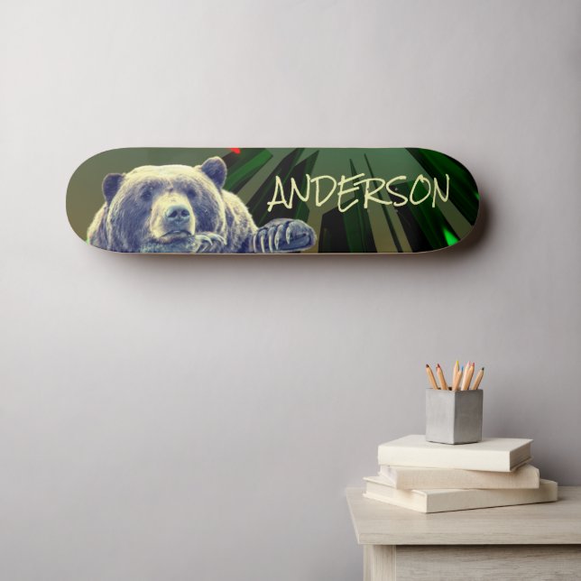 OSO HANK TANK personalizado de skateboard (Arte de pared (horz))