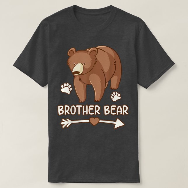 oso hermano, camisetas de oso hermano para hombres (Diseño del anverso)