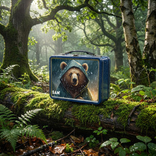 Oso Inspirador de arándanos de madera