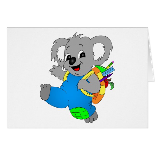 Oso Koala con mochila (Anverso (Horizontal))