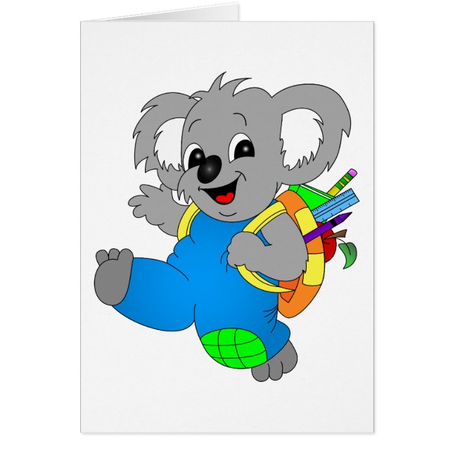 Oso Koala con mochila (Frente)