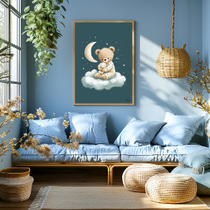 Oso Lindo en Arte de Pared para Dormitorio de Guar