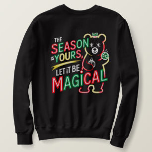 Oso Mágico de Navidad Jersey Festivo de Navidad 