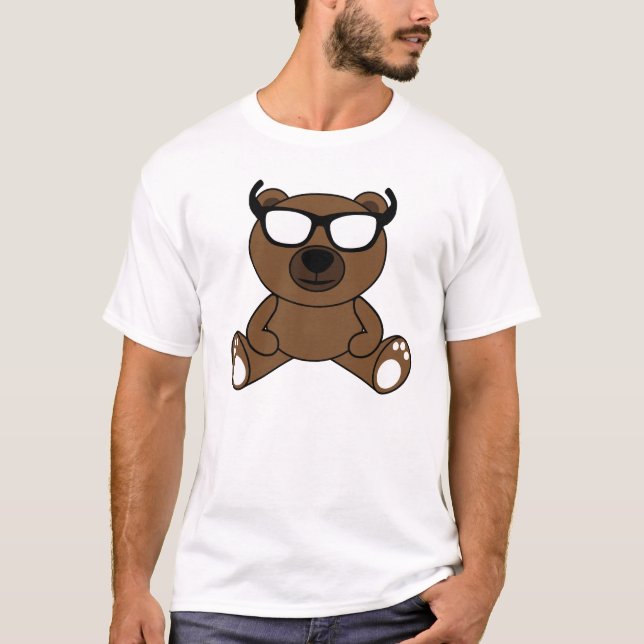 oso marrón de Guay con camiseta de gafas de sol (Anverso)
