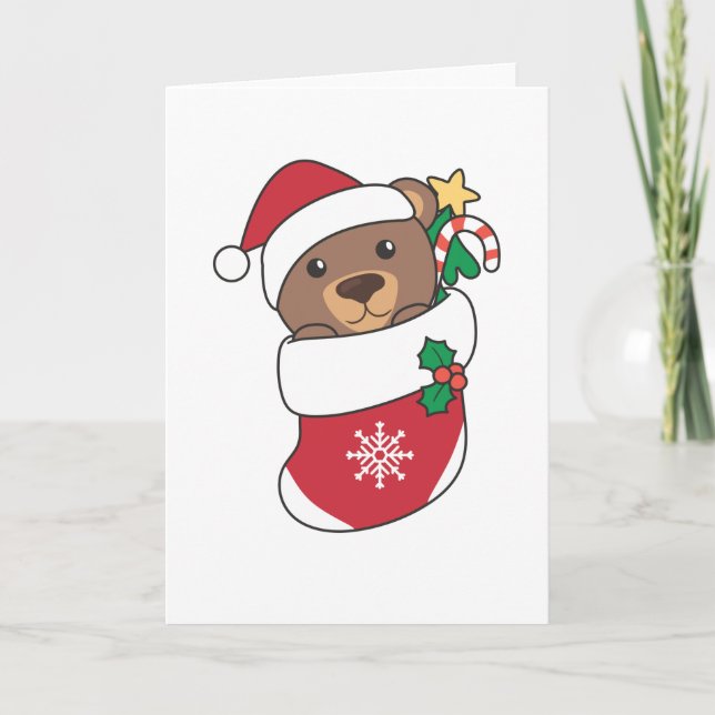 Oso Navidad Nieve Animales Invierno Osos (Anverso)
